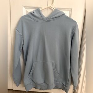 light blue oversized hoodie
